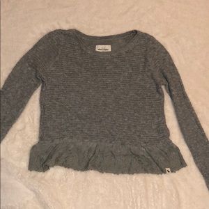 Abercrombie kids gray sweater
